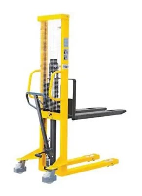 Manual hydraulic stacker